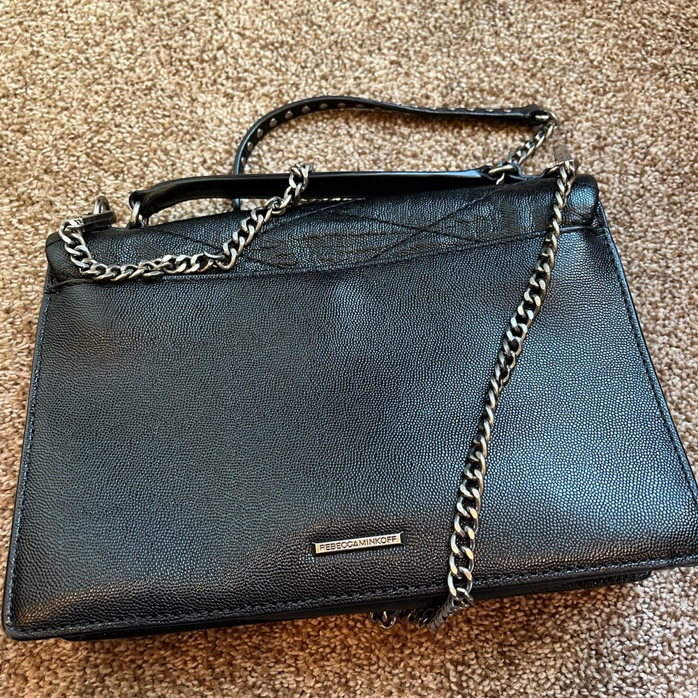 Rebecca Minkoff Je T’iame Black and silver crossbody. Medium sized. - Picture 4 of 5